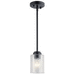 Kichler KK44032BK Black Mini Pendant