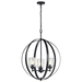 Kichler KK44034BK Black Entrance / Foyer Pendant