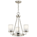 Kichler KK44039NI Brushed Nickel Mini Chandelier