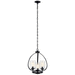 Kichler KK44059BK Black Mini Chandelier