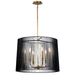 Kichler KK44167BK Black Mid Sized Chandelier