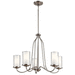 Kichler KK44176CLP Classic Pewter Mid Sized Chandelier