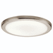 Kichler KK44248NILED40 Brushed Nickel Flush Mount Ceiling Light