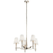 Kichler KK44310PN Polished Nickel Mid Sized Chandelier