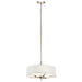 Kichler KK44313PN Polished Nickel Drum Pendant