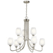 Kichler KK44378NI Brushed Nickel Mid Sized Chandelier