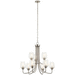 Kichler KK44378NICS Brushed Nickel Mid Sized Chandelier