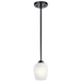 Kichler KK44380BK Black Mini Pendant