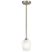 Kichler KK44380NI Brushed Nickel Mini Pendant