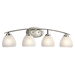 Kichler KK45120NI Brushed Nickel 4 or more Bulb Bathroom Light