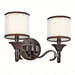 Kichler KK45282MIZ Mission Bronze 2 Bulb Bathroom Light