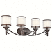 Kichler KK45284MIZ Mission Bronze 4 or more Bulb Bathroom Light