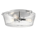 Kichler KK45299CH Chrome Flush Mount Ceiling Light