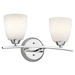 Kichler KK45359CH Chrome 2 Bulb Bathroom Light