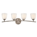 Kichler KK45361BPT Brushed Pewter 4 or more Bulb Bathroom Light