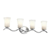 Kichler KK45377CH Chrome 4 or more Bulb Bathroom Light