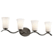 Kichler KK45377OZ Olde Bronze 4 or more Bulb Bathroom Light