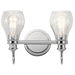 Kichler KK45391CH Chrome 2 Bulb Bathroom Light