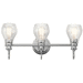 Kichler KK45392CH Chrome 3 Bulb Bathroom Light