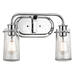 Kichler KK45458CH Chrome 2 Bulb Bathroom Light