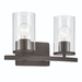 Kichler KK45496OZCLR Olde Bronze 2 Bulb Bathroom Light