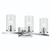 Kichler KK45497CHCLR Chrome 3 Bulb Bathroom Light