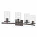 Kichler KK45498OZCLR Olde Bronze 4 or more Bulb Bathroom Light