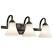 Kichler KK45513OZ Olde Bronze 3 Bulb Bathroom Light