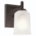 Kichler KK45572BK Black 1 Bulb Wall Sconce