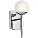 Kichler KK45580CH Chrome 1 Bulb Wall Sconce