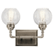 Kichler KK45591AP Antique Pewter 2 Bulb Bathroom Light