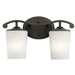 Kichler KK45596OZ Olde Bronze 2 Bulb Bathroom Light