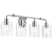 Kichler KK45667CH Chrome 4 or more Bulb Bathroom Light