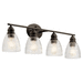 Kichler KK45698OZ Olde Bronze 4 or more Bulb Bathroom Light