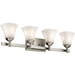 Kichler KK45734NI Brushed Nickel 4 or more Bulb Bathroom Light