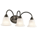 Kichler KK45883OZ Olde Bronze 3 Bulb Bathroom Light