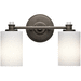 Kichler KK45922OZ Olde Bronze 2 Bulb Bathroom Light