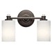 Kichler KK45922OZL18 Olde Bronze 2 Bulb Bathroom Light