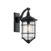 Kichler KK49127DBK Distressed Black Outdoor Entrance Wall Light