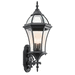 Kichler KK49185BK Black Outdoor Entrance Wall Light