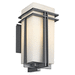 Kichler KK49203BK Black Outdoor Entrance Wall Light