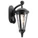 Kichler KK49233BSL Black with Silver Highlights Outdoor Entrance Wall Light