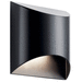 Kichler KK49278BKLED Black Outdoor Entrance Wall Light