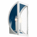 Kichler KK49287WH White Outdoor Entrance Wall Light