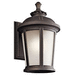 Kichler KK49411RZ Rubbed Bronze Outdoor Entrance Wall Light