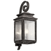 Kichler KK49504WZC Weathered Zinc Outdoor Entrance Wall Light