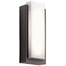 Kichler KK49557AZLED Architectural Bronze Outdoor Entrance Wall Light