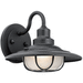 Kichler KK49691BKT Textured Black Outdoor Entrance Wall Light