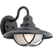 Kichler KK49693BKT Textured Black Outdoor Entrance Wall Light