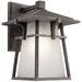 Kichler KK49721WZC Weathered Zinc Outdoor Entrance Wall Light